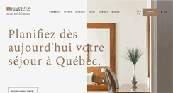 Desktop Screenshot of hotelchateaulaurier.com