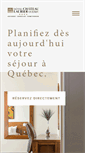 Mobile Screenshot of hotelchateaulaurier.com